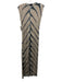 YFB Size XS Gray, Blue & White Viscose Abstract Print Tie Dye Cap Sleeve Dress Gray, Blue & White / XS