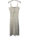 Rebecca Taylor Size xs / 2 White Cotton Smocked Bodice Spaghetti Strap Dress White / xs / 2