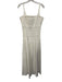 Rebecca Taylor Size xs / 2 White Cotton Smocked Bodice Spaghetti Strap Dress White / xs / 2