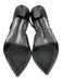 Steve Madden Shoe Size 9 Black fabric upper Rhinestone Slingback Pumps Black / 9