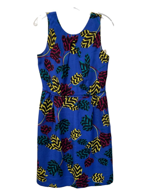 Marc By Marc Jacobs Size 8 Blue & Multi Polyester Blend Pineapple Print Dress Blue & Multi / 8