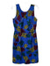 Marc By Marc Jacobs Size 8 Blue & Multi Polyester Blend Pineapple Print Dress Blue & Multi / 8