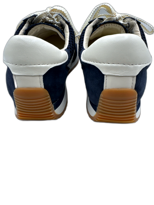 Dolce Vita Shoe Size 5 Navy Blue & White Suede Lace Up Low Top Mesh Sneakers Navy Blue & White / 5