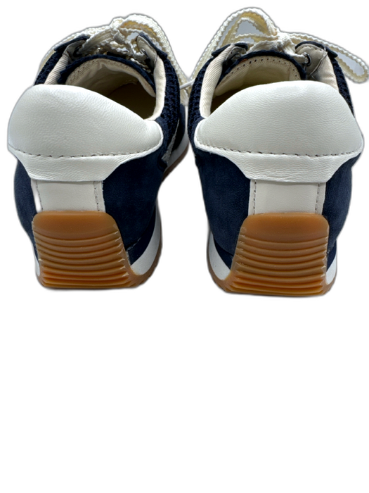 Dolce Vita Shoe Size 5 Navy Blue & White Suede Lace Up Low Top Mesh Sneakers Navy Blue & White / 5