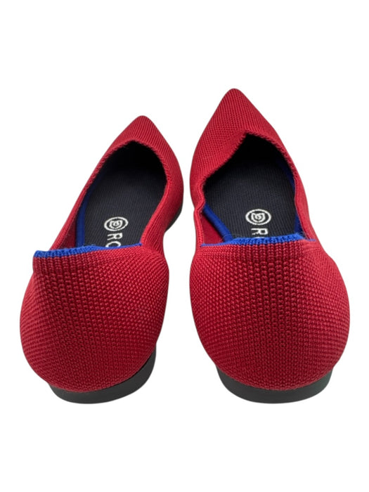 Rothy's Shoe Size 5 Red & Blue Synthetic Knit Slip On Pointed Toe Shoes Red & Blue / 5