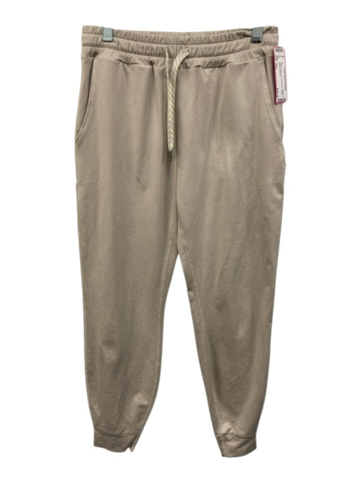 Vuori Size XXS Beige Elastic Drawstring Waist Jogger Crop Pants Beige / XXS
