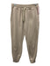 Vuori Size XXS Beige Elastic Drawstring Waist Jogger Crop Pants Beige / XXS