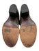 Frye Shoe Size 4 Gray Beige Leather Stacked Heel Round Toe Boots Gray Beige / 4