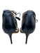Vince Camuto Shoe Size 9 Navy, Silver & Gold Leather Round Toe Strappy Sandals Navy, Silver & Gold / 9