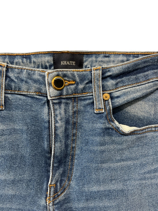 Khaite Size 26 Medium Wash Cotton Mid Rise Skinny Jeans Medium Wash / 26