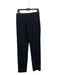 Ganni Size 38 Black Polyester Zip Fly Pockets Textured Trouser Pants Black / 38