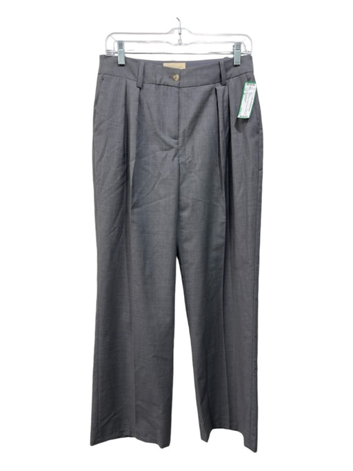 Loulou Studio Size M Gray Wool Pleated Pockets Pants Gray / M