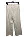 Riani Size 6 Cream Cotton & Viscose Blend Pockets zip fly Wide Leg Trouser Pants Cream / 6