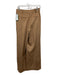 Loulou Studio Size M Tan Wool High Rise Pleated Pockets Trouser Pants Tan / M