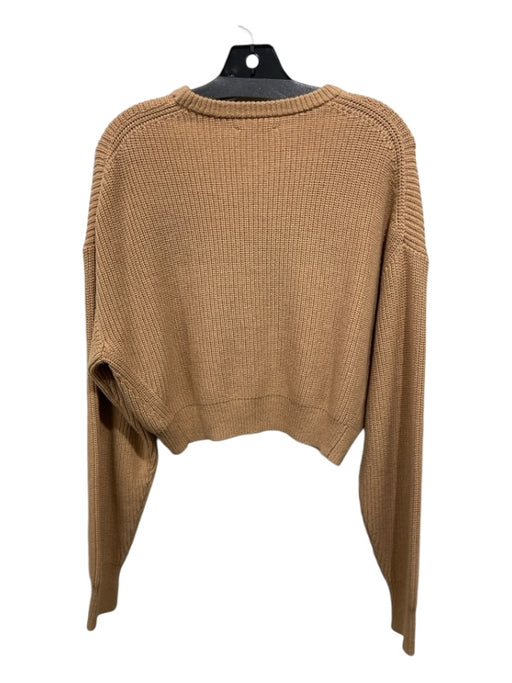 Reformation Size M Tan Cotton Knit Sweater Tan / M