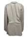 Nanushka Size M Beige Polyester & Polyurethane 2 Buttons Blazer Jacket Beige / M