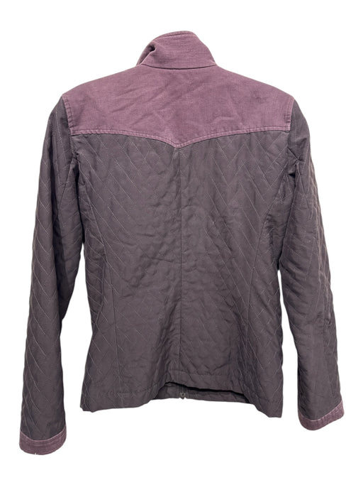 Lacoste Size 36 Cranberry Polyester Quilted Canvas Trim Jacket Cranberry / 36