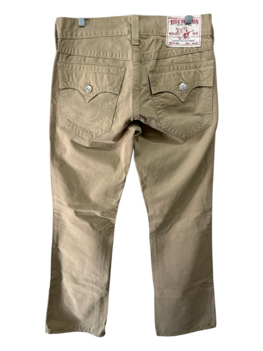 True Religion Size 31 Khaki Cotton Solid Zip Fly Men's Pants Khaki / 31