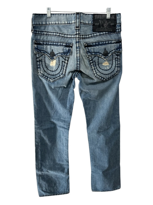 True Religion Size 31 Light Wash Cotton Distressed Jean Men's Pants Light Wash / 31