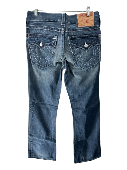 True Religion Size 31 Medium Wash Cotton Distressed Jean Men's Pants Medium Wash / 31