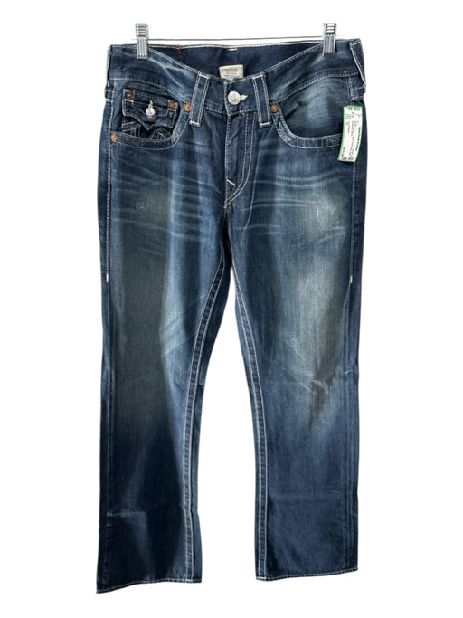 True Religion Size 31 Medium Wash Cotton Distressed Jean Men's Pants Medium Wash / 31