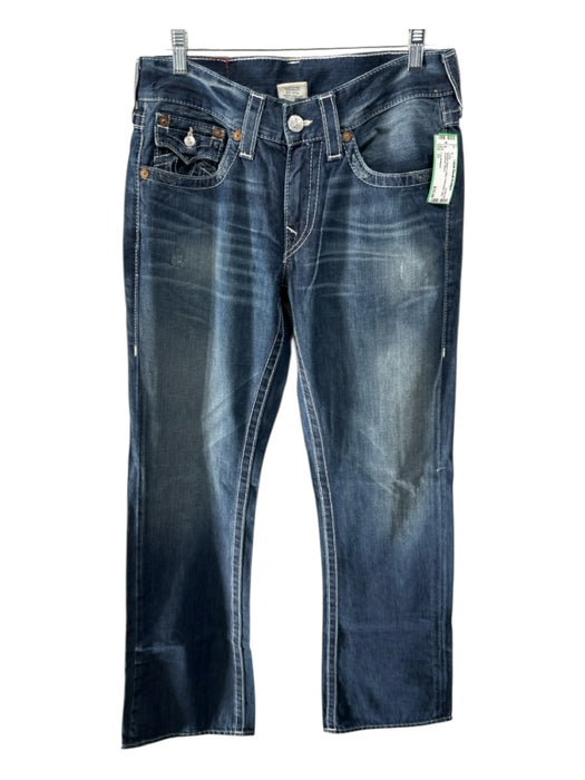 True Religion Size 31 Medium Wash Cotton Distressed Jean Men's Pants Medium Wash / 31
