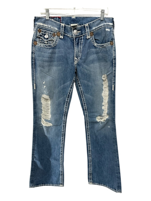 True Religion Size 31 Light Wash Cotton Distressed Jean Men's Pants Light Wash / 31