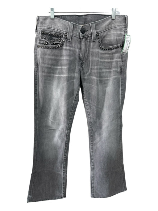 True Religion Size 31 Gray Cotton Solid Jean Men's Pants Gray / 31