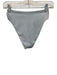 L Space Size S Ice Blue Nylon Blend Shimmer Twist Front Tie Back Bikini Swimsuit Ice Blue / S
