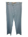 Versace Jeans Couture Size 28/42 Light Blue Viscose Straight Leg Pants Light Blue / 28/42