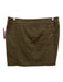 Versus Versace Size 28/42 Army Green Cotton Buckle Detail Zipper Skirt Army Green / 28/42