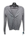 Theory Size SP Gray Wool V Neck Button Up Long Sleeve Sweater Gray / SP