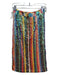 Maeve Size 0 Blue & Multi Polythylene Blend Rainbow All Over Sequins Skirt Blue & Multi / 0