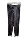 Free People Size XS Black Rayon Blend All Over Sequins Elastic Waist Pants Black / XS