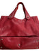 Longchamp Red Leather 2 Handles Silver Hardware Interior Zip Pocket Slouchy Bag Red / Medium
