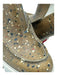 Christian Louboutin Shoe Size 38 Brown & Cream Silicone Speckled Booties Brown & Cream / 38