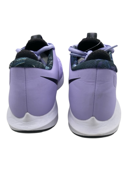 Nike Shoe Size 8.5 Purple, Black, White Synthetic Mesh Logo Lace Up Sneakers Purple, Black, White / 8.5