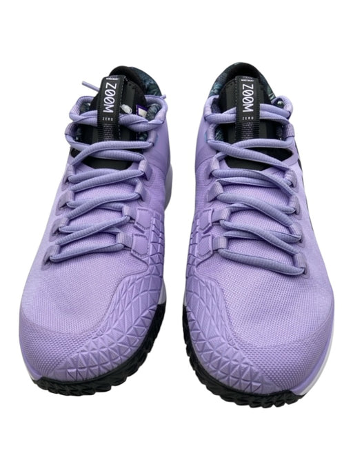 Nike Shoe Size 8.5 Purple, Black, White Synthetic Mesh Logo Lace Up Sneakers Purple, Black, White / 8.5