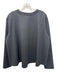 Theory Size L Charcoal Gray Viscose Blend Heathered Round Neck Long Sleeve Top Charcoal Gray / L