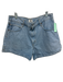 Agolde Size 33 Light Wash Cotton & Lyocell Denim High Rise Mini Shorts Light Wash / 33