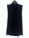 Proenza Schouler Size S Black Viscose Blend Mock Neck Sleeveless Ribbed Top Black / S