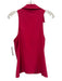 Cinq a Sept Size L Fuschia Pink Polyester Sleeveless Collar V Neck Top Fuschia Pink / L