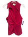 Cinq a Sept Size L Fuschia Pink Polyester Sleeveless Collar V Neck Top Fuschia Pink / L