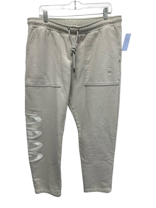 Cactus Jack Size XL Off White Cotton Solid Athletic Sweatpant Men's Pants Off White / XL