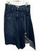 Michael Kors Collection Size 12 Medium Wash Cotton Denim High Rise Ruffle Skirt Medium Wash / 12