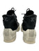 Converse Shoe Size 8 Black & White Leather Upper High Top Lace Up Sneakers Black & White / 8