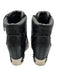 Ash Shoe Size 38 Black & White Leather High Top Rhinestone Hidden Wedge Sneakers Black & White / 38