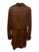 Marc New York by Andrew Marc Size XL Brown Leather Button Down Belted Coat Brown / XL