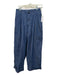 YMC Size S Dark Wash Cotton Denim Button & Zip Wide Leg Side Pockets Cargo Jeans Dark Wash / S