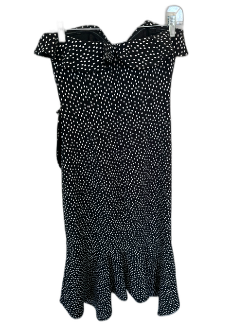 Jonathan Simkhai Size Est S Black & White Polyester Blend Boning Strapless Dress Black & White / Est S